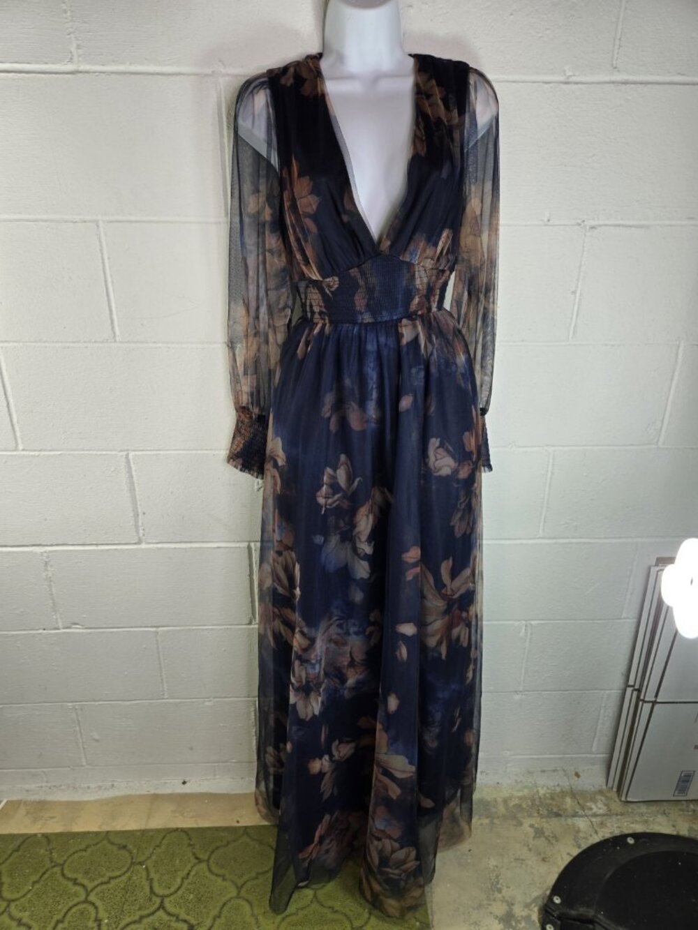 Baltic Born Layla Tulle Floral Maxi Formal Dress NEW - Picture 8 of 16